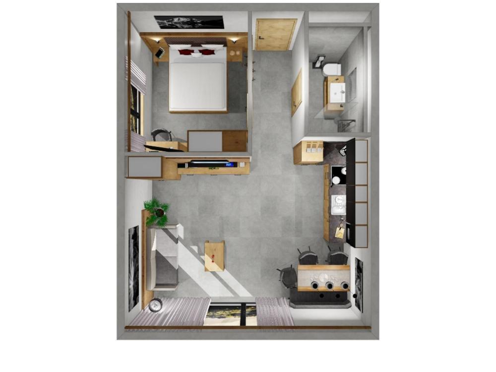 Neues Luxerioes Eingerichtetes Apartment Bock See Eksteriør billede